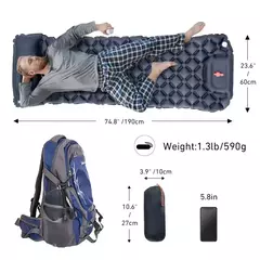 Colchoneta Inflable Ultra-ligera Con Bomba Incorporada - Corre Con Ventaja