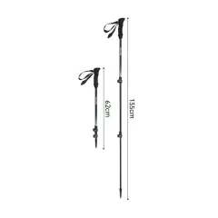 Bastones de trekking de fibra de carbono 135cm Naturehike en internet