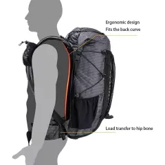 MOCHILA NATUREHIKE ROCK 40+5l Ultraliviana Nh20bb113 - tienda online