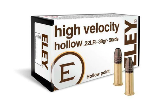 MUNICION ELEY HIGH VELOCITY CAL. 22 HP (38GR) - comprar online