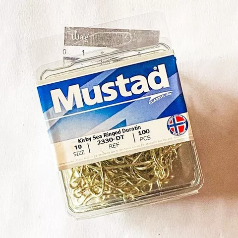 Anzuelo Mustad 2330 Numero 10 Caja X 100 Unidades