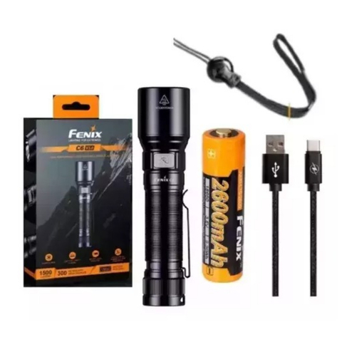 LINTERNA TACTICA FENIX C6 3.0 1500 Lumens - comprar online