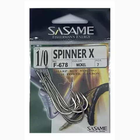 ANZUELO SASAME SPINNER X F-678 SILVER - comprar online