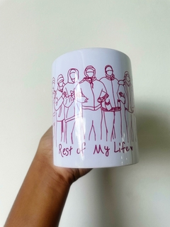 caneca Rest of my life na internet