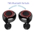 Fone de ouvido Bluetooth Y50 para esportes ao ar livre sem fio 5.0 com compartim - shenbai