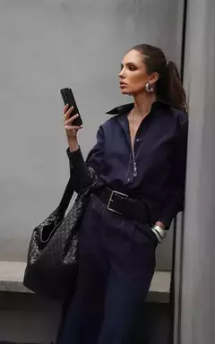 CONJ.CAMISA OVERSIZED E CALÇA PANTALONA