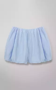 CONJ.CAMISA C/AMARRAÇÃO E SHORT BALONÊ - comprar online