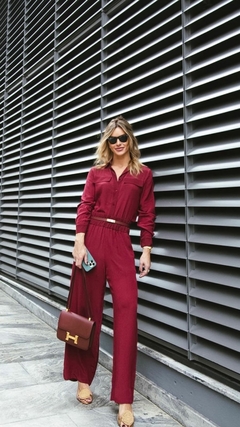 CONJ.CAMISA LAIS E CALÇA DE SEDA MR - OLIVIA Ecommerce