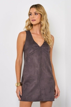 VESTIDO CURTO EM SUEDE CHESTER - comprar online