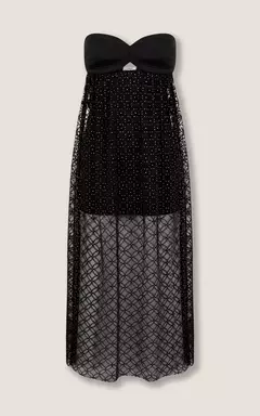 VESTIDO TOMARA QUE CAIA LONGO BORDADO - comprar online