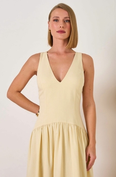 VESTIDO MIDI EM LINHO SIDNEY - comprar online