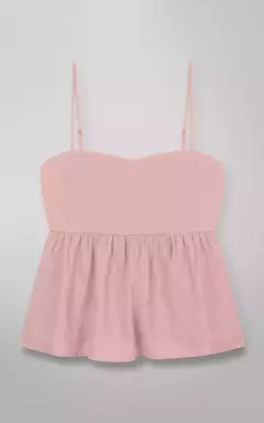 CONJ.TOP DE ALCINHA E CALÇA PANTALONA - OLIVIA Ecommerce