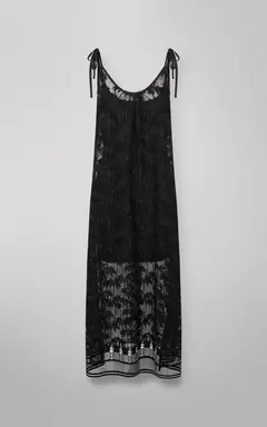 VESTIDO LONGO DE RENDA TOPAZ - loja online