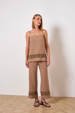 CONJ. BLUSA E CALÇA EM LINHO SIDNEY