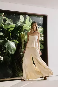 CONJ.TOP DE ALCINHA E CALÇA PANTALONA