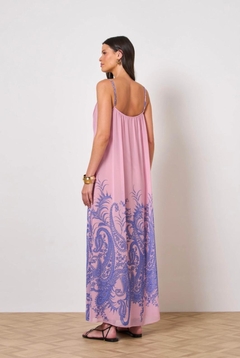 VESTIDO MIDI EM CHIFON TURQUIA na internet