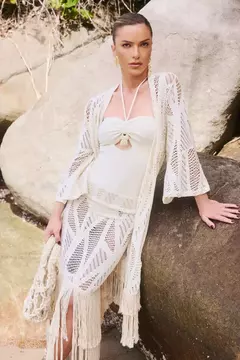 CONJ. KIMONO E SAIA FRANJAS ARETA - comprar online