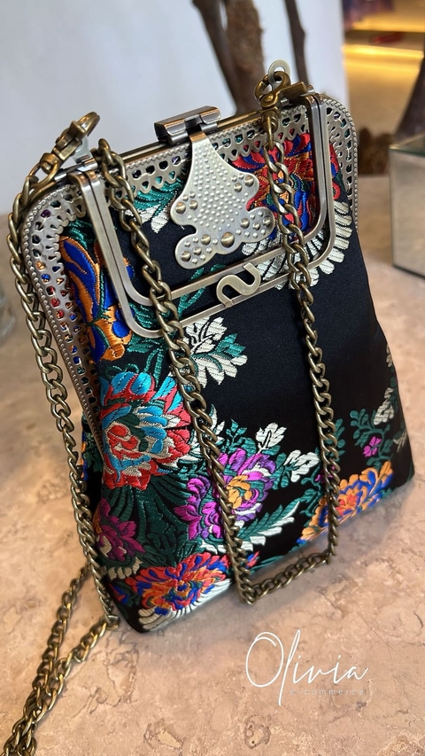 CLUTCH VINTAGE JARDIM