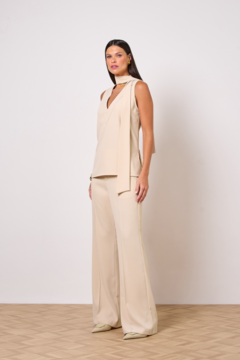 CONJ.BLUSA E CALÇA EM CREPE PRISMA - loja online