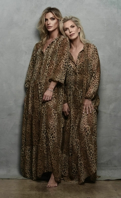 VESTIDO LONGO EM CHIFON SAFARI na internet