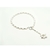 Pulsera perlas y bolitas de plata Novias