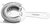 Colador Tramontina De Acero Inoxidable Para Cócteles De 8,2 Cm