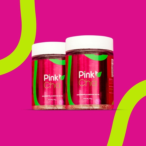 2 Potes de Pink chá