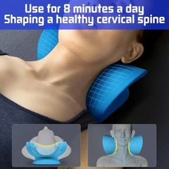 Pescoço ombro maca relaxante dispositivo de tração quiroprática cervical tra - loja online