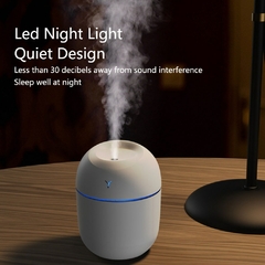 Umidificador de Ar luz romântica USB difusor de óleo essencial purificador de carro aroma ânion névoa fabricante com lâmpada led