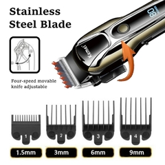 Aparador de cabelo elétrico para homens Barbeador elétrico profissional Máqui