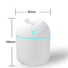 Umidificador de Ar luz romântica USB difusor de óleo essencial purificador de carro aroma ânion névoa fabricante com lâmpada led