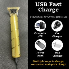 Aparador de cabelo elétrico para homens Barbeador elétrico profissional Máqui - loja online