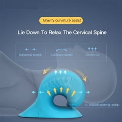 Pescoço ombro maca relaxante dispositivo de tração quiroprática cervical tra - Corujão Market