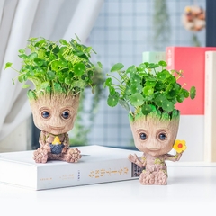 Disney Marvel Avengers Groot Mini figure Pen Holder Flower Pot Anime Toys Actio na internet