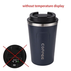 Caneca de café inteligente display de temperatura frascos de vácuo portátil garrafa de água térmica em-carro isolado copo 380/510ml garrafa térmica - Corujão Market