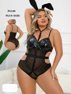 Body Conejita de terciopelo.