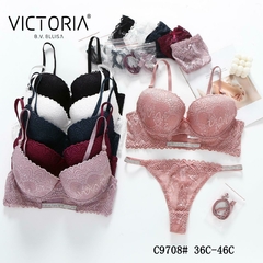 Set encaje diversos colores