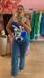Blusa Lenço Estampada - Any Rodrigues moda Elegante