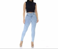 Calça Jeans Feminino Levanta bumbum com Lycra Cintura Alta - comprar online