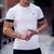 Camisa de corrida dos homens de manga curta esporte treino treinamento tshirt to - comprar online