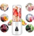 Mini Liquidificador Portátil Shake Vitamina Recarregável 6 Lâminas