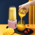 Espremedor Elétrico Mini Liquidificador Portátil 6 Lâminas De Suco De Alimentos Misturador Leite Smoothie De Gelo USB