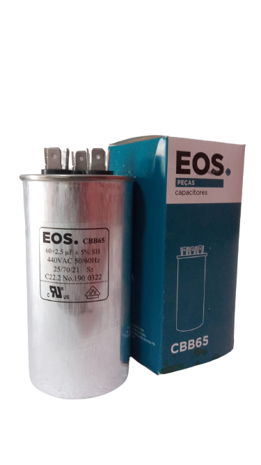 CAPACITOR DUPLO 60+2.5MFD 380V C/TERM (50X105)
