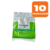 Fita PVC Sem Adesivo 100mm x 10m Branca - 10 unidades