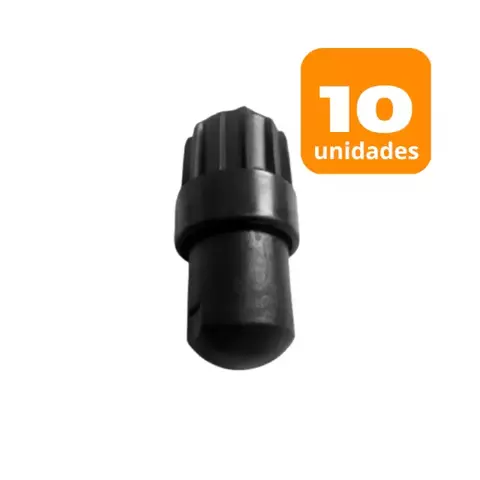 Pé Nylon 1.1/4 Pol. Para Mesa com Regulagem - 10 unidades