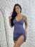 Camisola Paola em microfibra com fenda rendada - Dusk - Vestindo Rendas Boutique de Lingeries