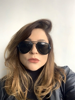 Clover Aviator Black acetate