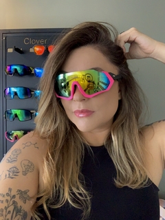 Clover Sports Mask oversized rosa - comprar online