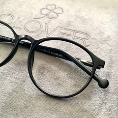 Armação grau round acetato preto - comprar online