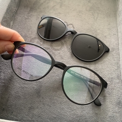 Clover DUO acetato preto fosco - Óticas Clover